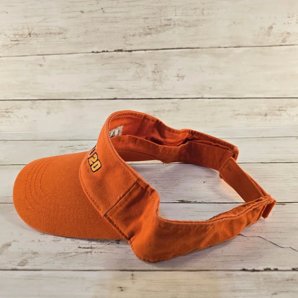 Danny Lasoski 20 Racing Visor‎ Hat Orange Fahrenheit Fashion Headwear Sprint Car